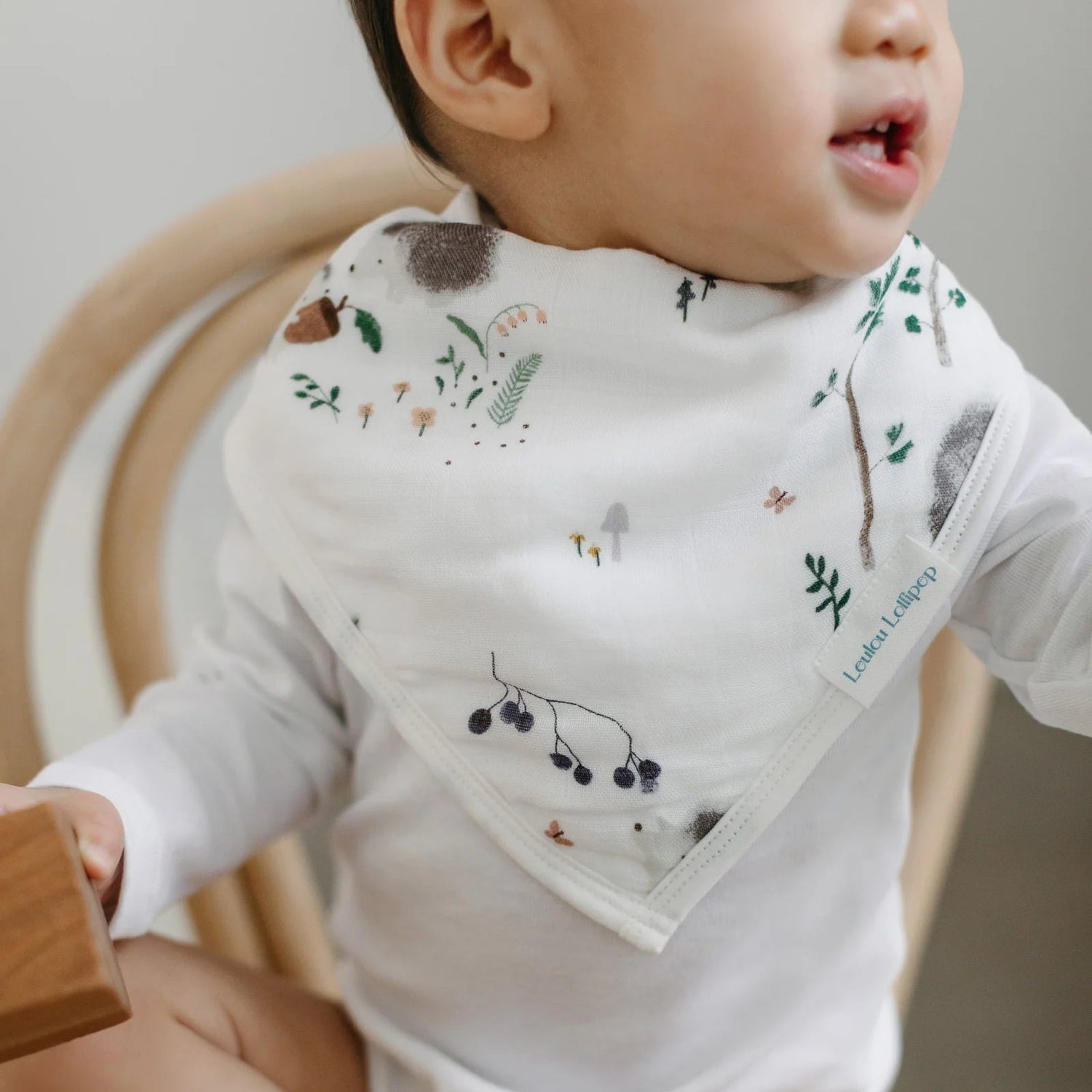 Loulou Lollipop Bandana Bibs Loulou Lollipop Bandana BIb Set Hedgehog - Lifestyle