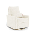 Faux Sheepskin / Gold Swivel - Monte Design Matera Glider Recliner - Premium