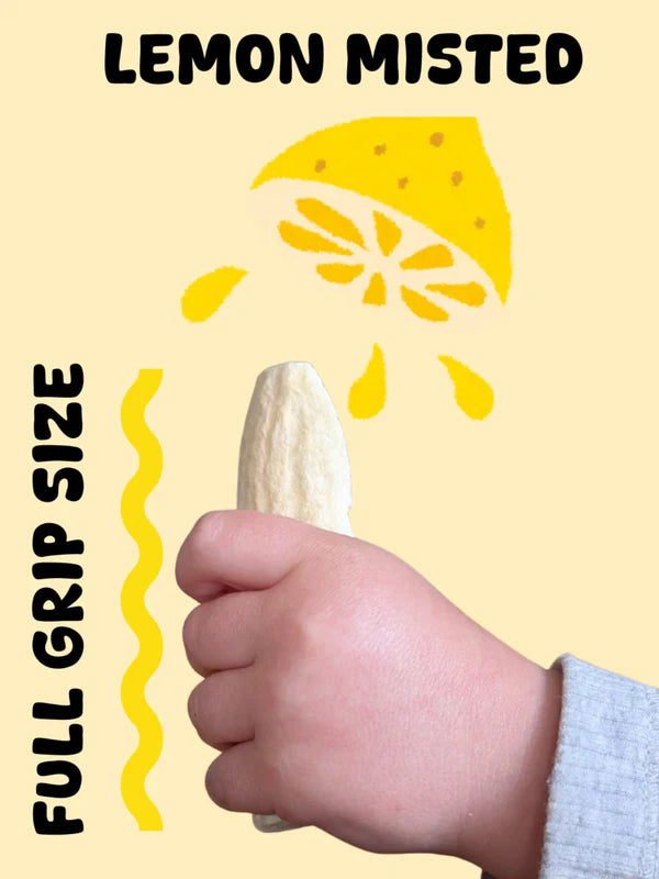 Beany Bites Lemon Banana Grippers Lifestyle