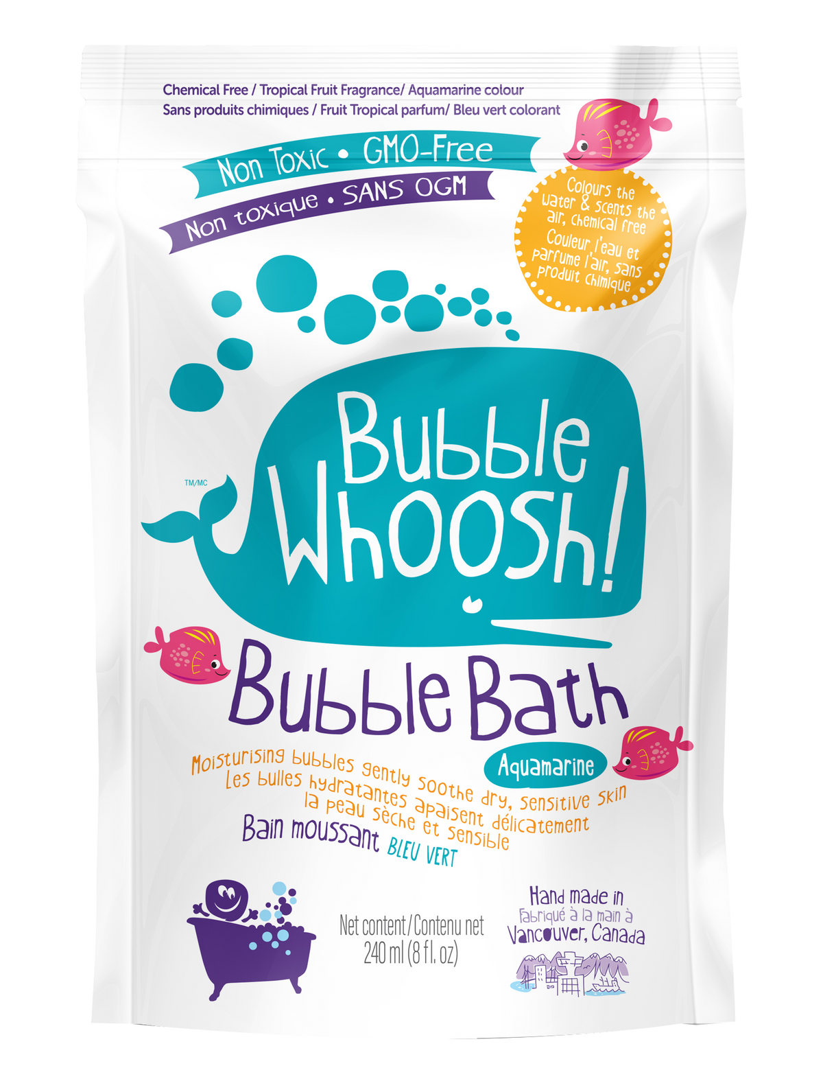 Loot Toy Co. bath accessory Loot Toy Bubble Whoosh Bubble Bath - Aquamarine