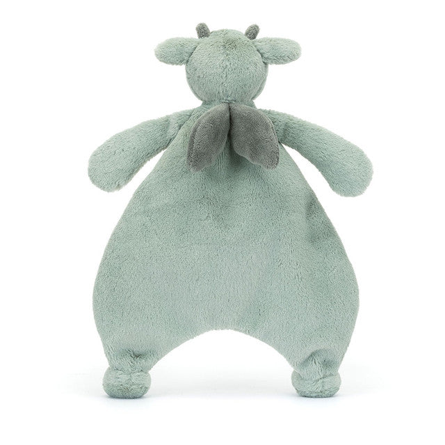 Jellycat Baby Bashful Dragon Comforter - Back View
