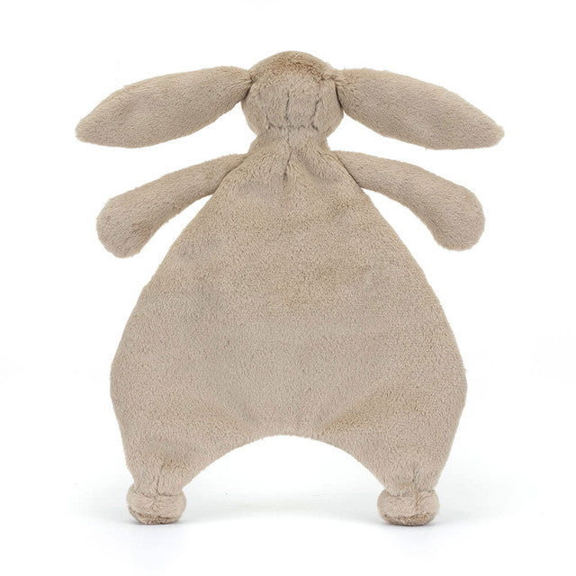 Jellycat Baby Bashful Beige Bunny Comforter - Back View