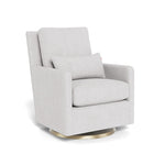 Monte Design nursing chair Dove Grey Boucle / gold swivel Monte Design Como Glider - Performance