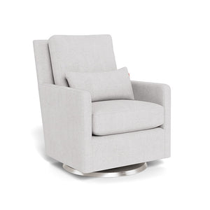 Monte Design nursing chair Dove Grey Boucle / Brushed Steel Monte Design Como Glider - Performance