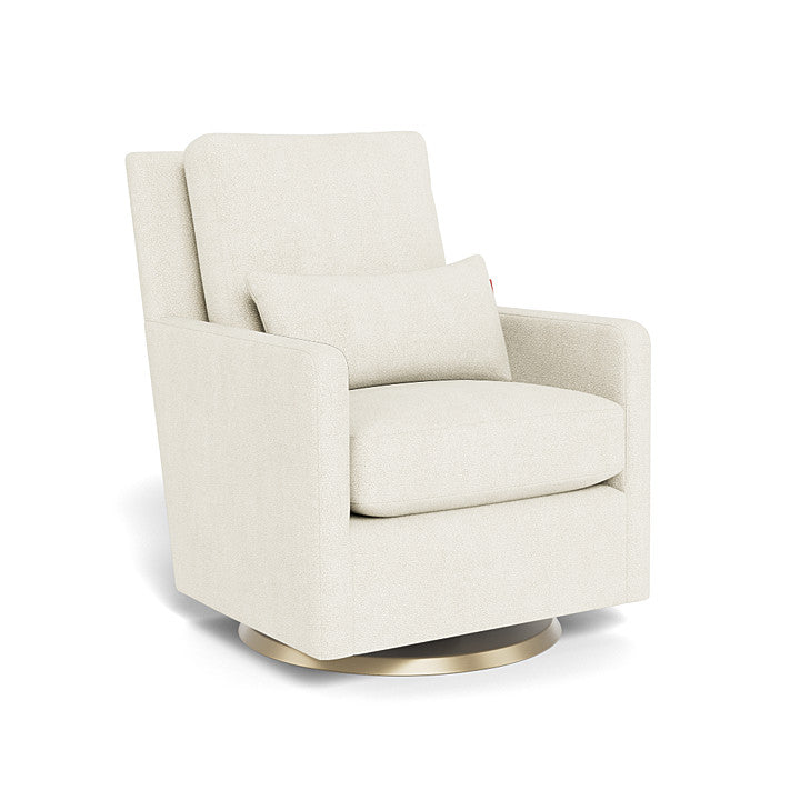 Monte Design nursing chair Ivory Boucle / Gold Swivel Monte Design Como Glider - Performance