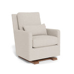 Monte Design nursing chair Greige Weave / Walnut (+$250) Monte Design Como Glider - Performance