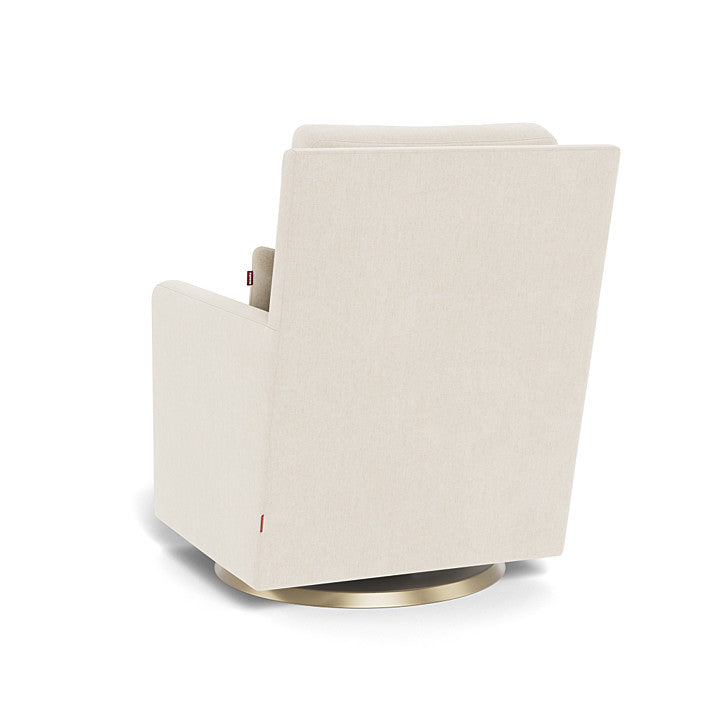 Monte Design Como Glider - Dune/Gold Swivel Base (Quick Ship Edition) - Back View