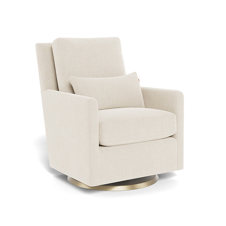 Monte Design Como Glider - Dune/Gold Swivel Base (Quick Ship Edition)