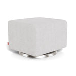 Dove Grey Boucle / Brushed Steel  Swivel - Monte Design Grano/Matera Ottoman - Performance