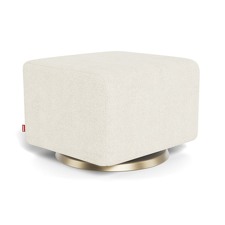 Ivory Boucle / Gold Swivel  - Monte Design Grano/Matera Ottoman - Performance