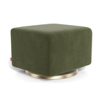 Moss Green Velvet/Gold Swivel Grano/Matera Ottoman