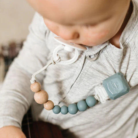 Loulou Lollipop Gem Lolli Pacifier Clip Lifestyle
