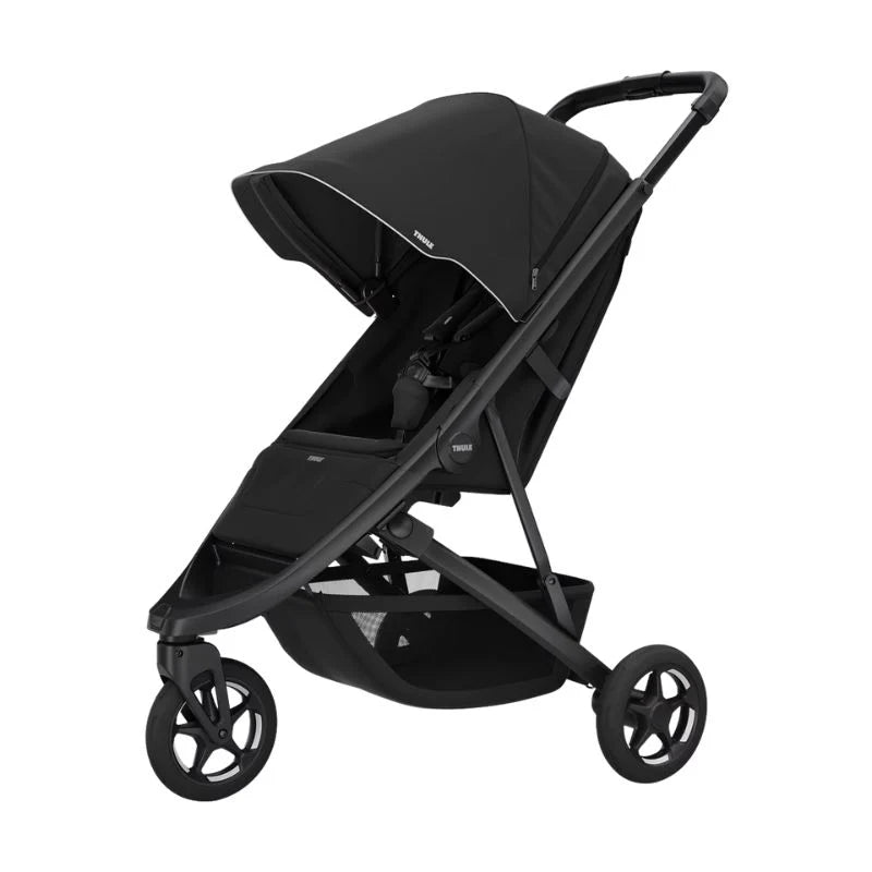 Black - Thule Spring 2 Compact All-Terrain Stroller