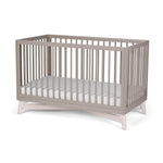 Taupe/Washed White - Little Seeds Pala 4-in-1 Convertible Crib