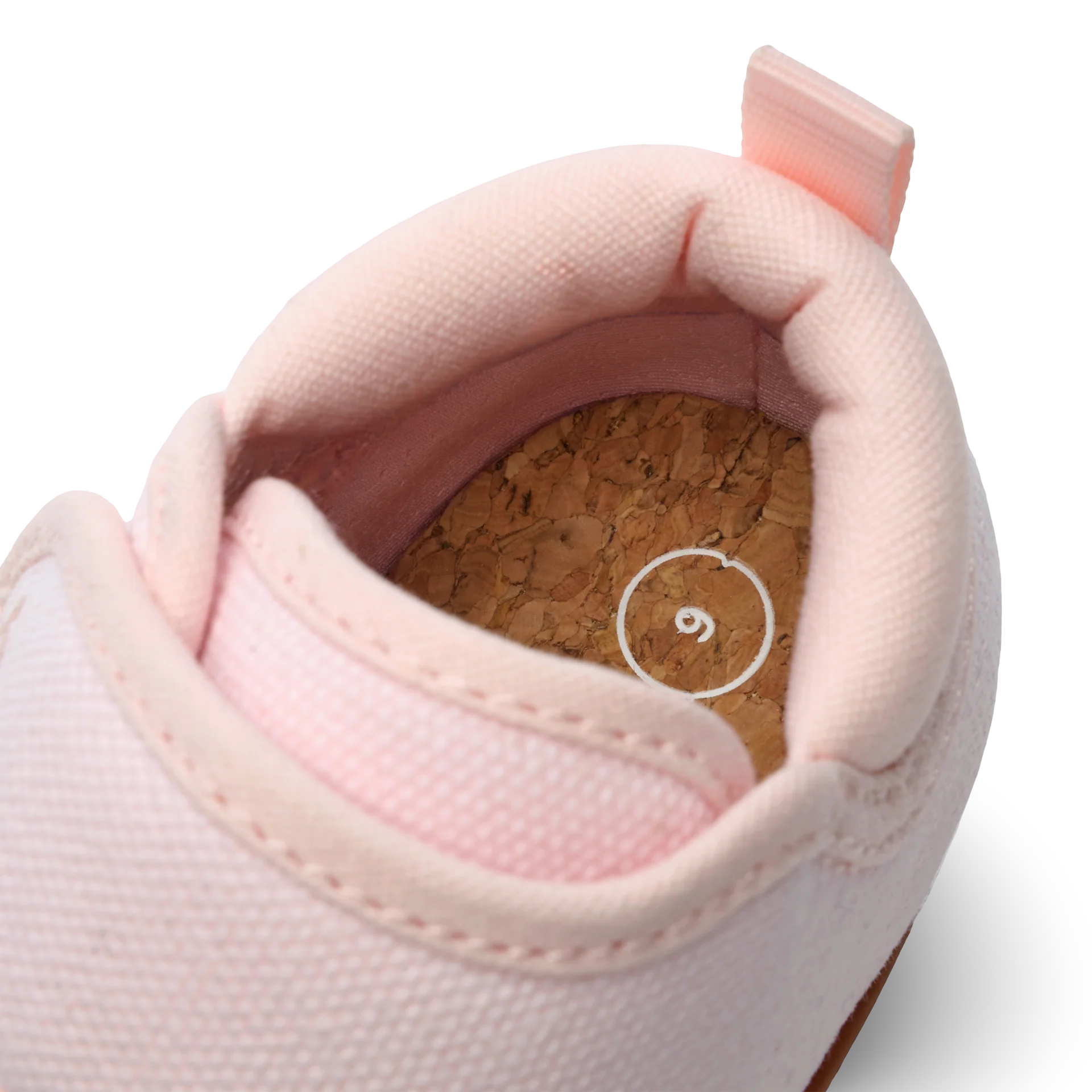 Stonz Cruiser Natural Baby Shoes - Haze Pink - Cork Insole