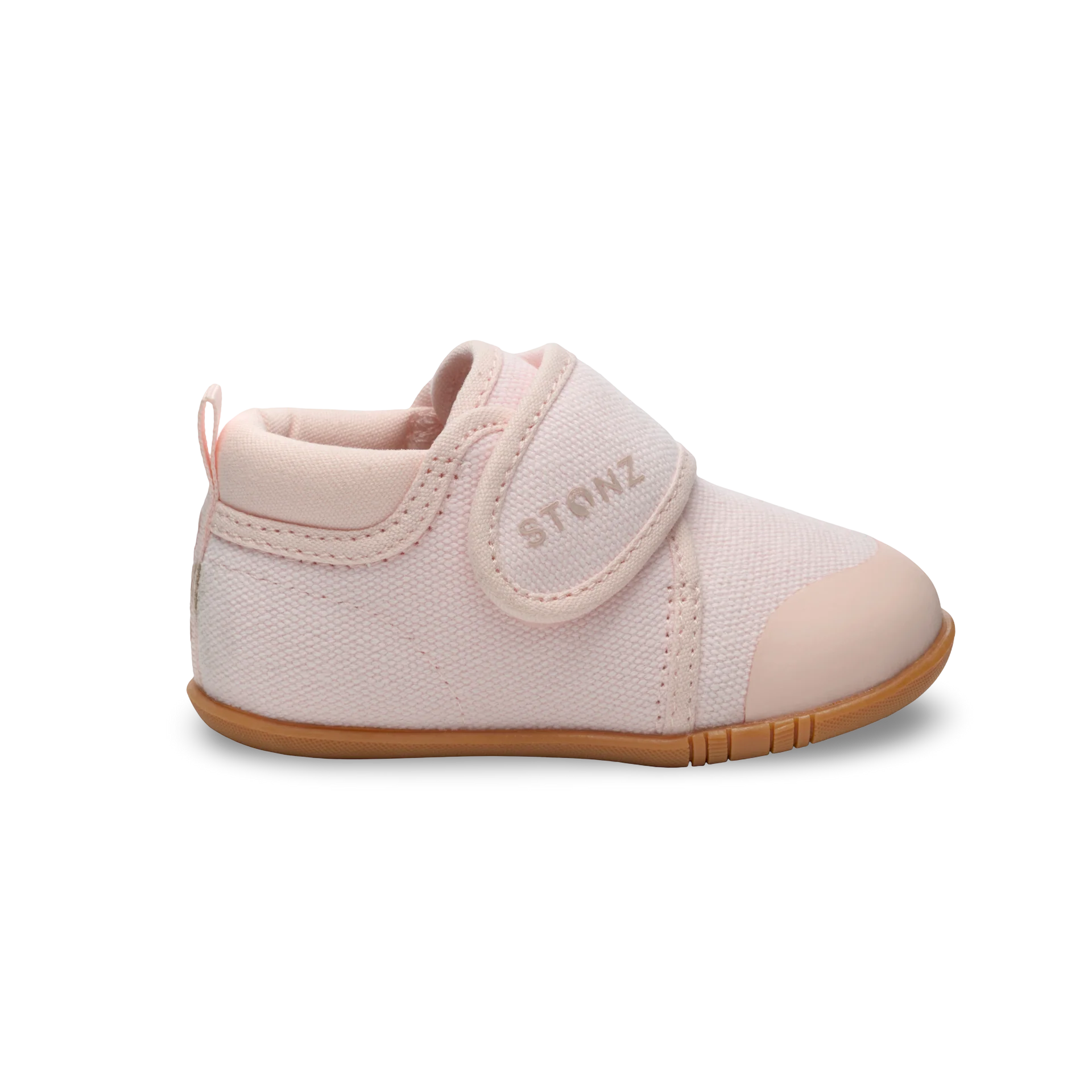Stonz Cruiser Natural Baby Shoes - Haze Pink - Side View