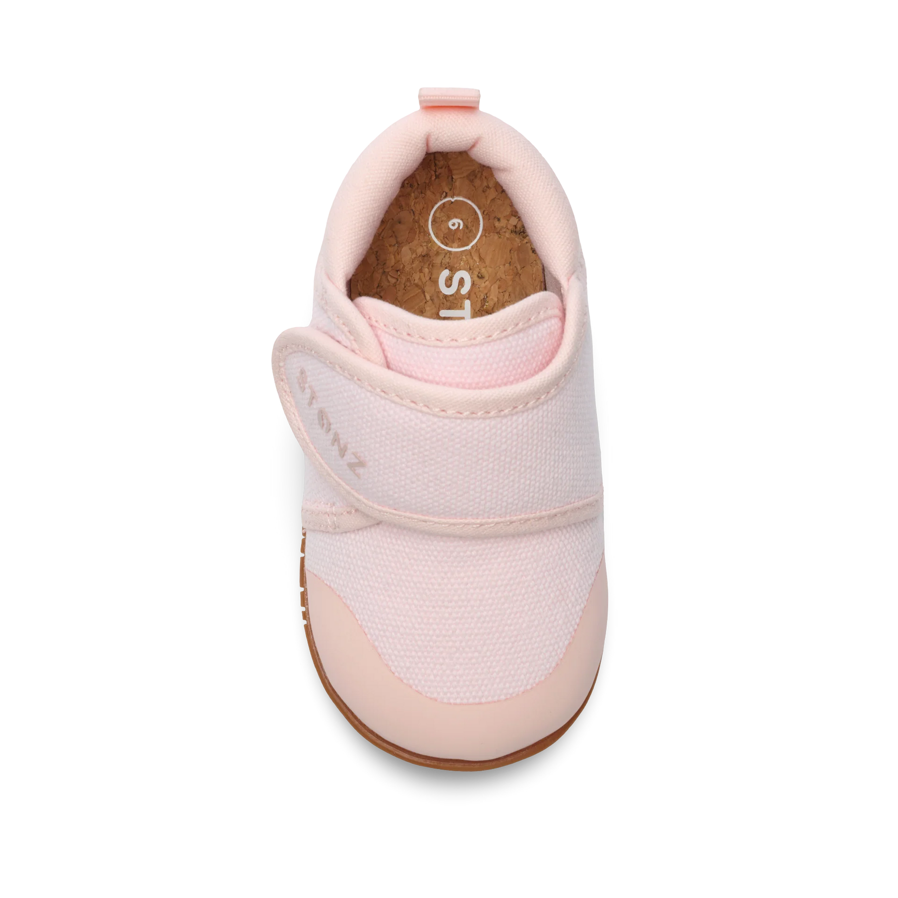 Stonz Cruiser Natural Baby Shoes - Haze Pink - Top View