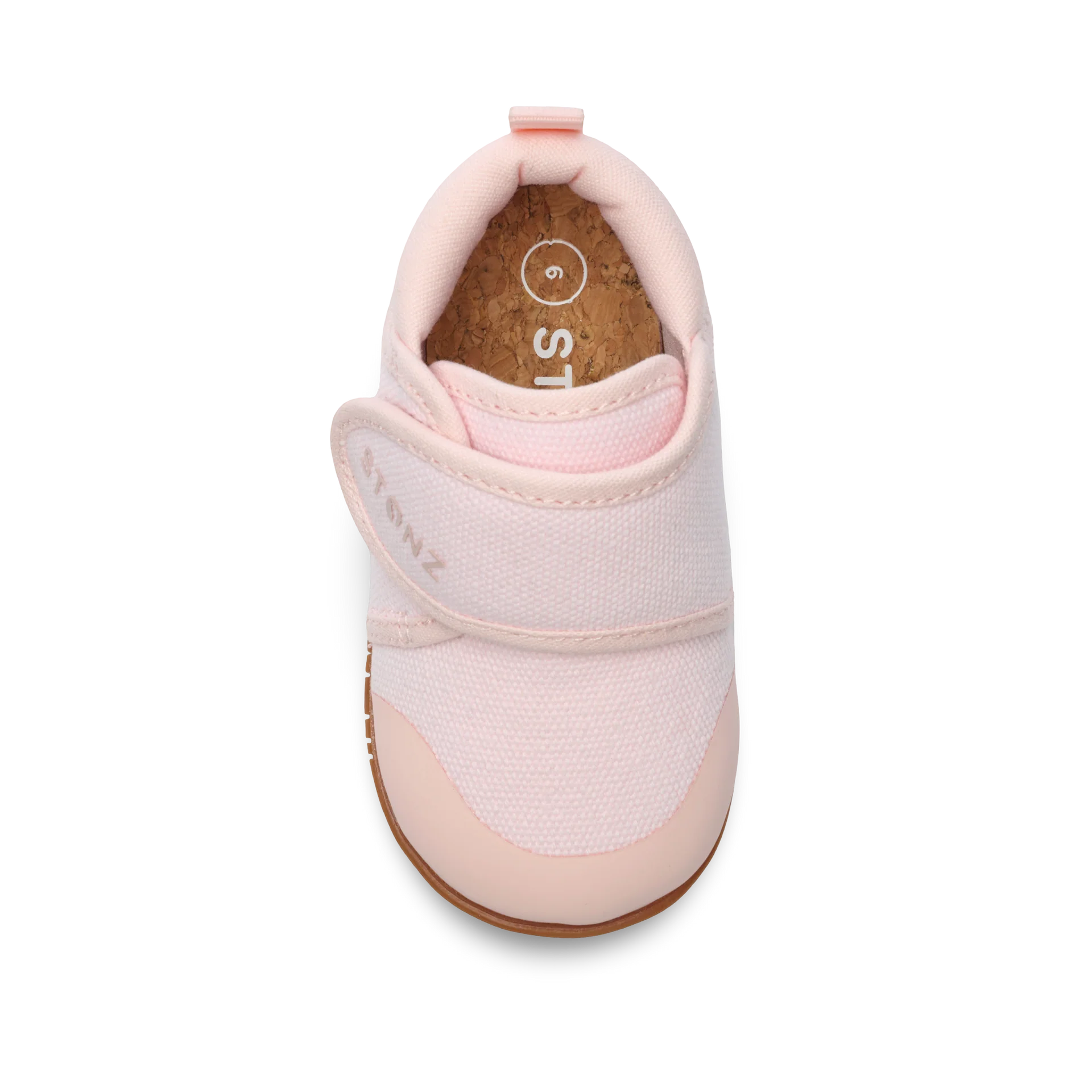 Stonz Cruiser Natural Baby Shoes - Haze Pink - Top View