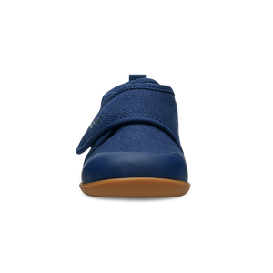 Stonz Cruiser Natural Baby Shoes - Navy Front Toe View