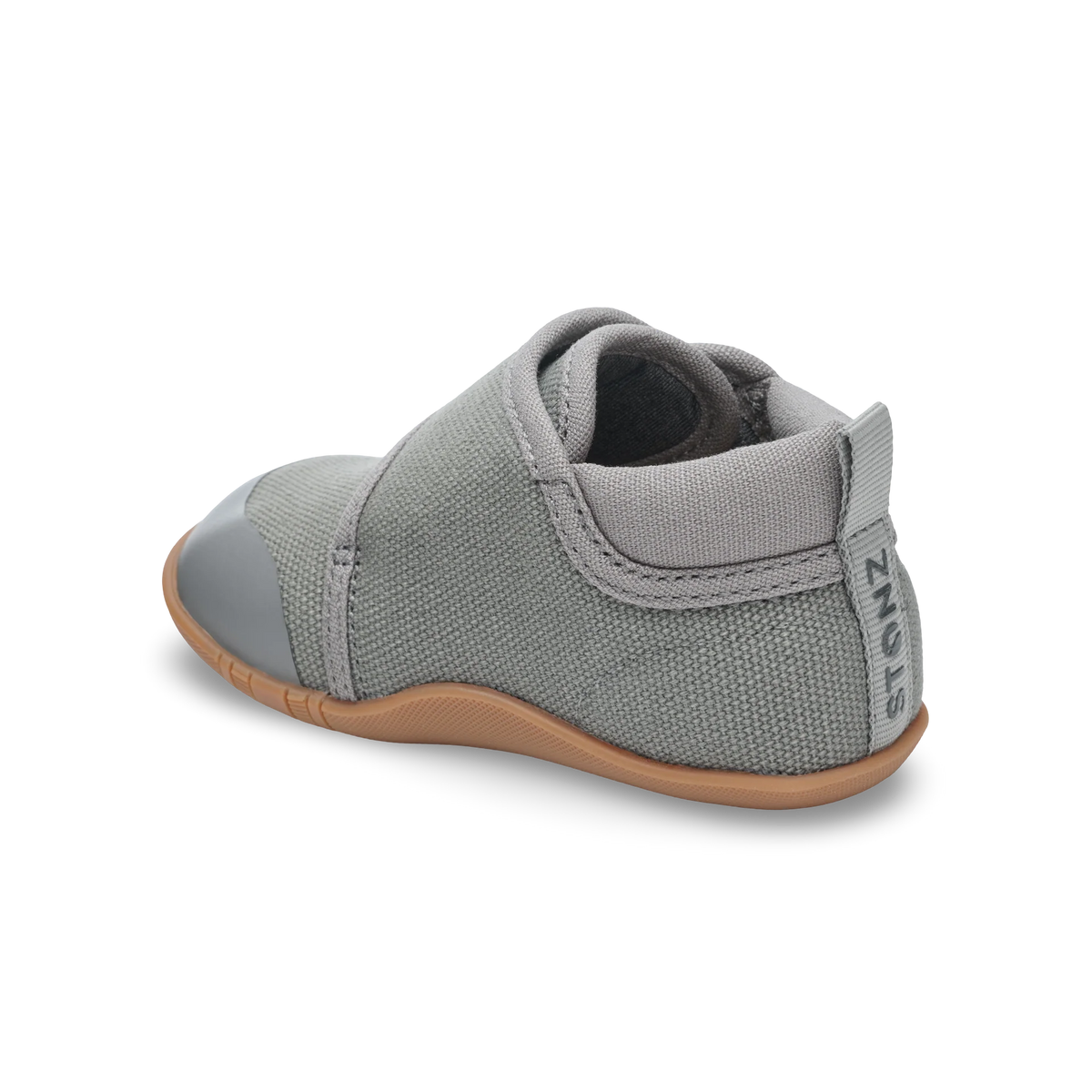 Stonz Cruiser Natural Baby Shoes - Steel Back Angle View