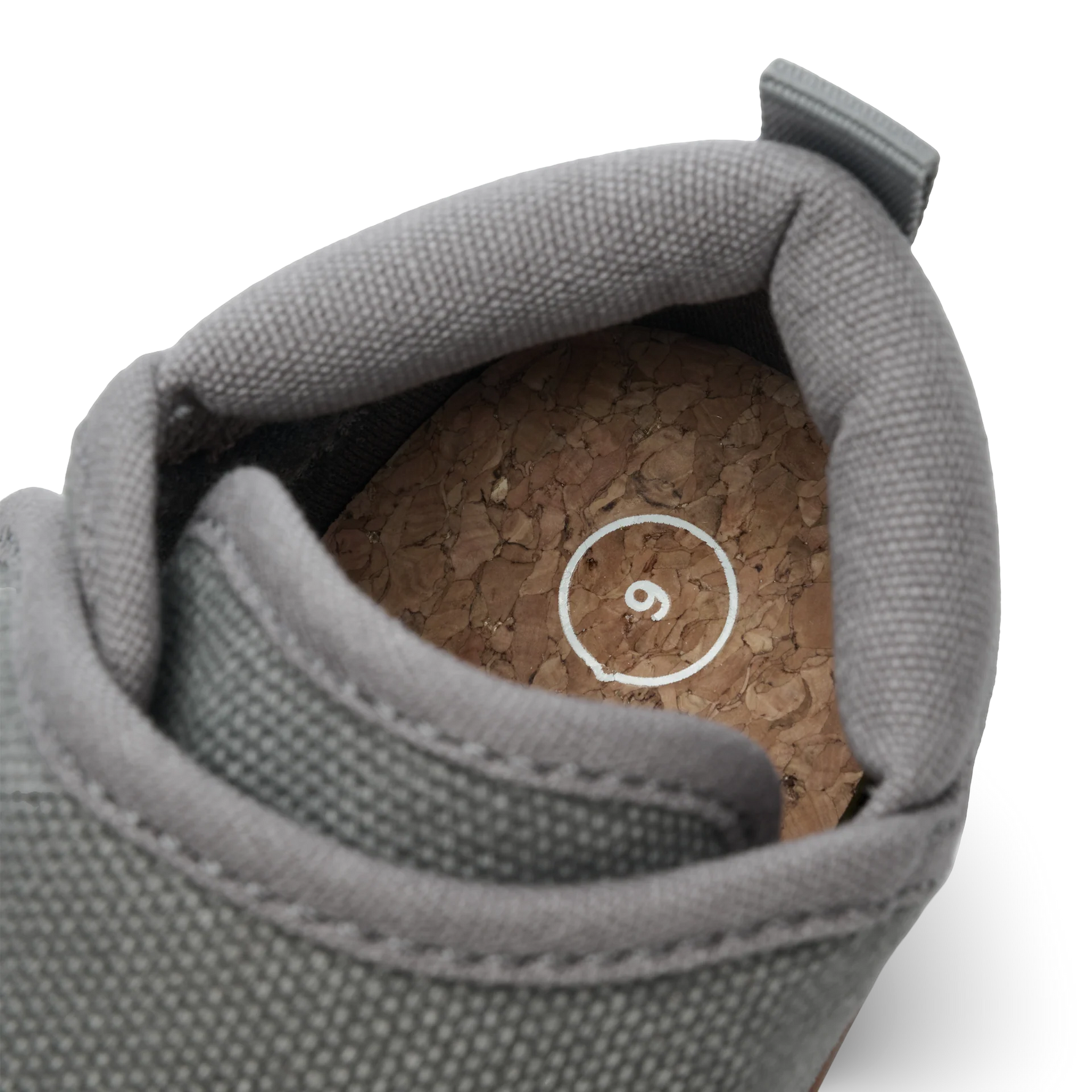 Stonz Cruiser Natural Baby Shoes - Steel Cork Insole Detail