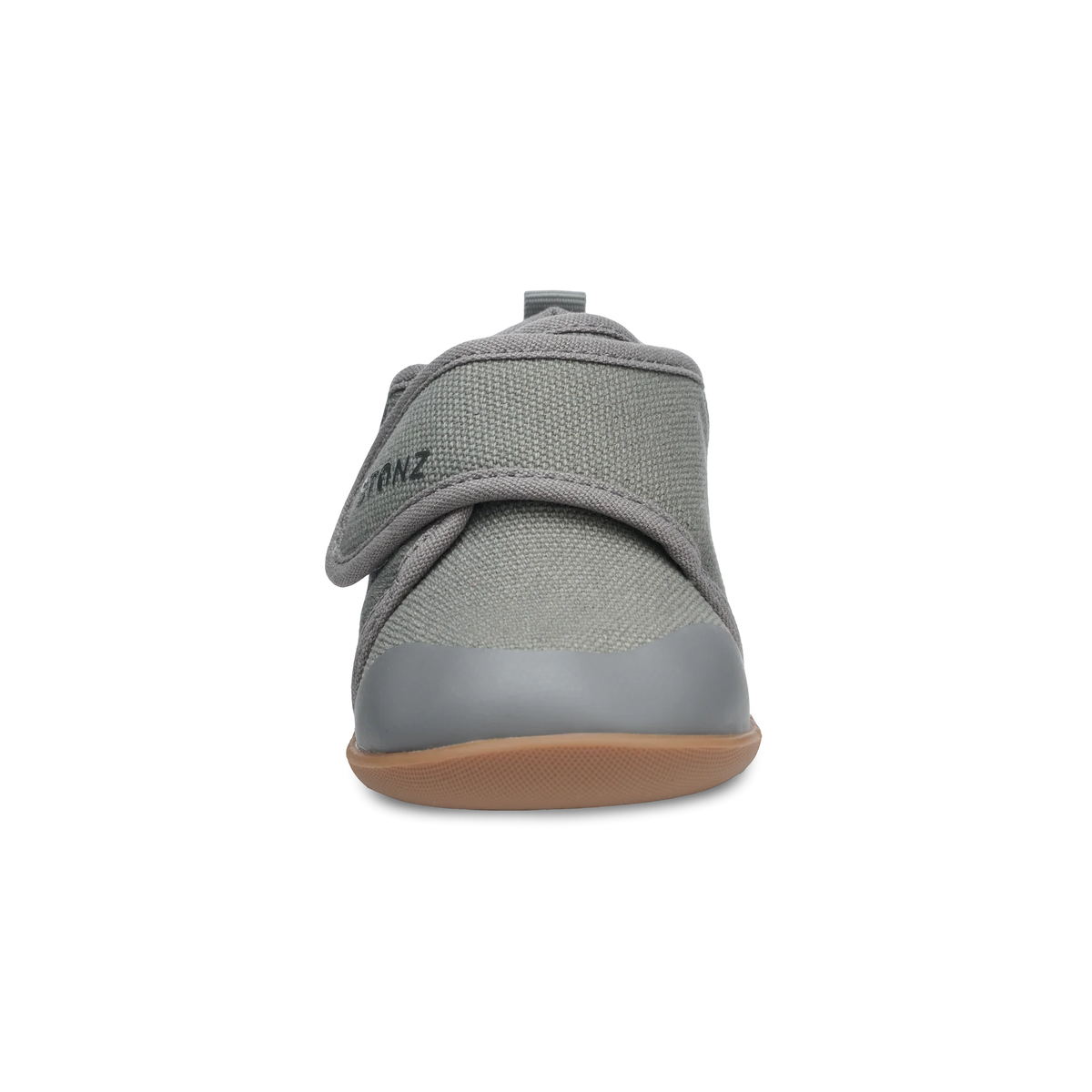 Stonz Cruiser Natural Baby Shoes - Steel Front View