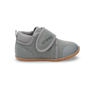 Stonz Cruiser Natural Baby Shoes - Steel Side View
