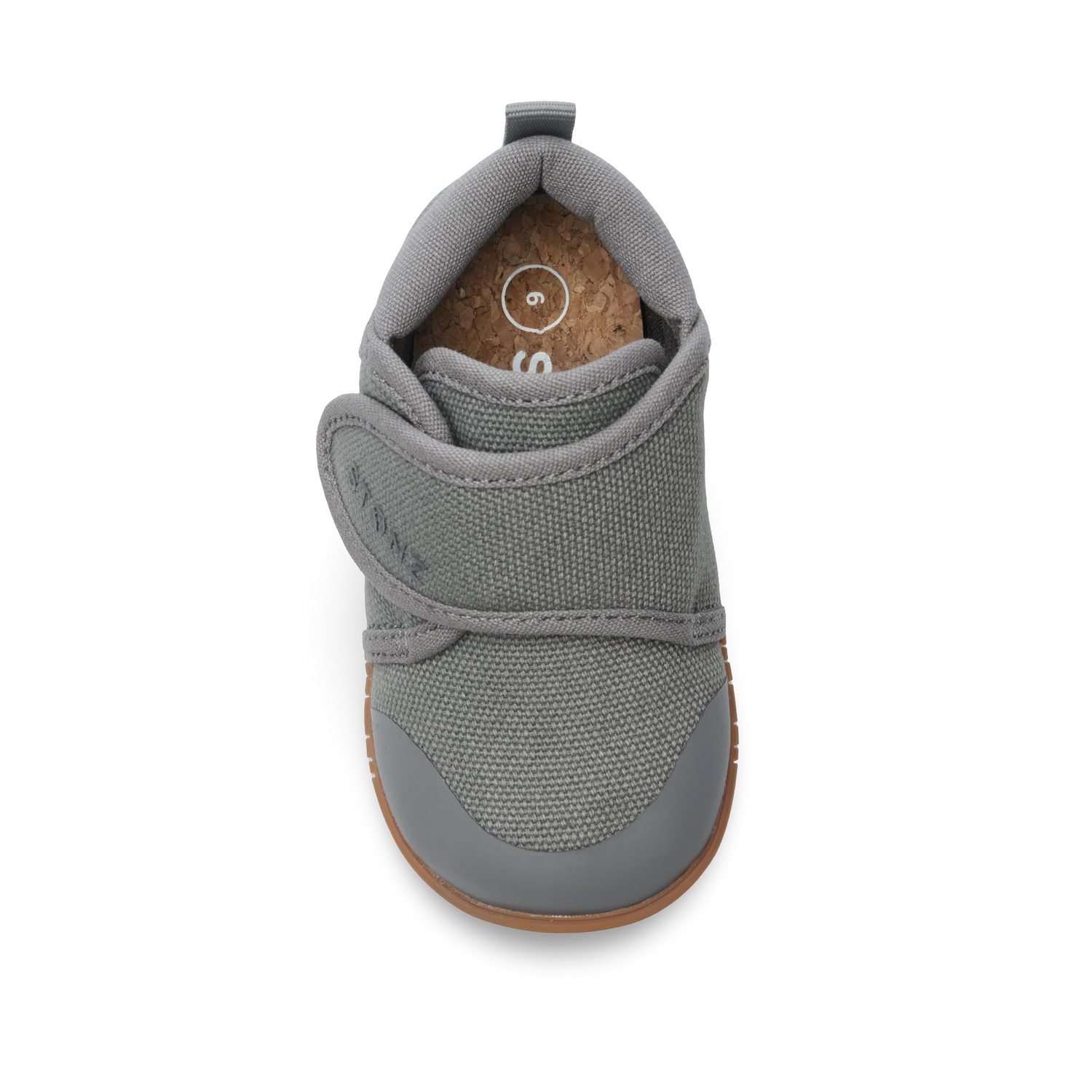 Stonz Cruiser Natural Baby Shoes - Steel Top View