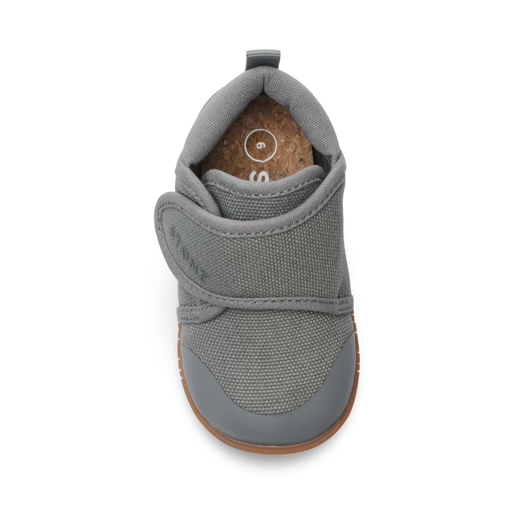 Stonz Cruiser Natural Baby Shoes - Steel Top View