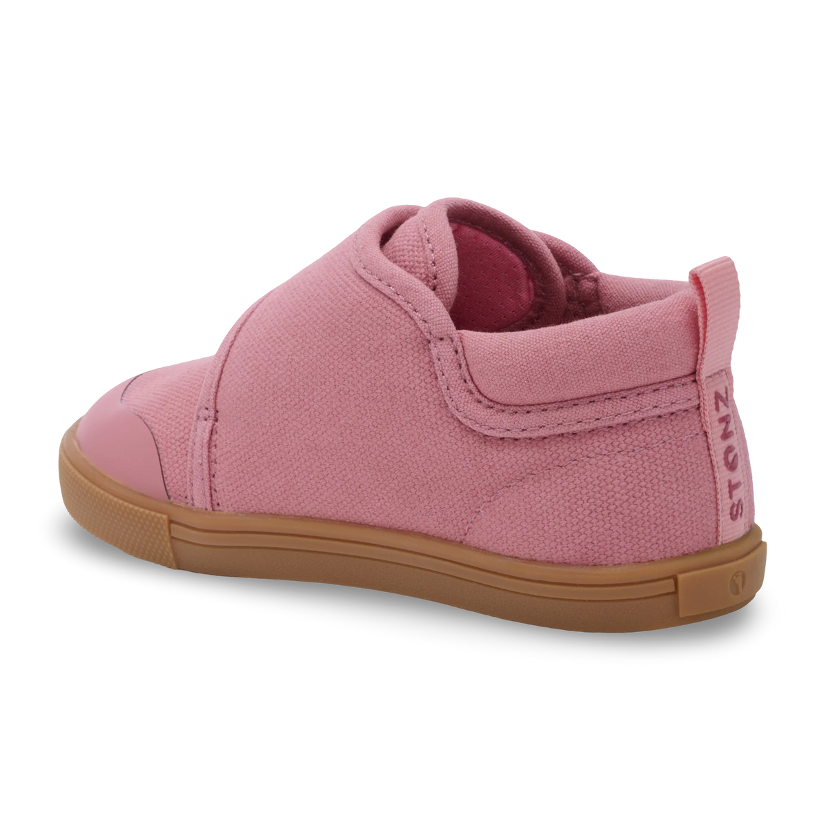 Stonz Cruiser Natural Toddler Shoes - Dusty Rose - Back Angle View
