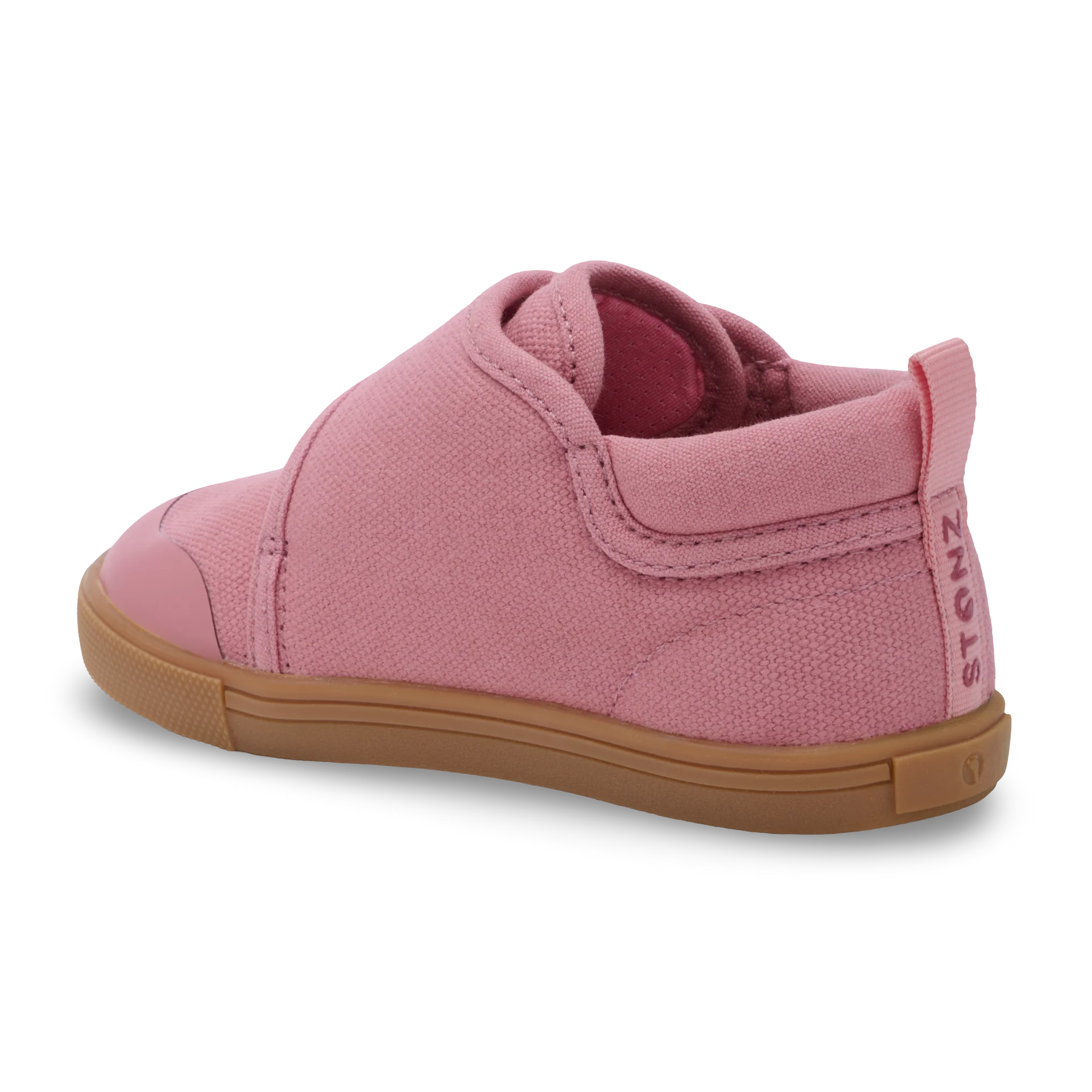 Stonz Cruiser Natural Toddler Shoes - Dusty Rose - Back Angle View