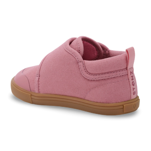 Stonz Cruiser Natural Toddler Shoes - Dusty Rose - Back Angle View