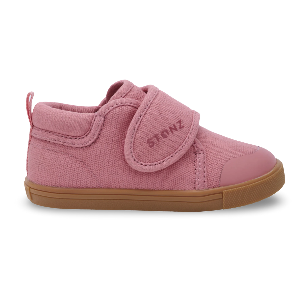 Stonz Cruiser Natural Toddler Shoes - Dusty Rose Side View