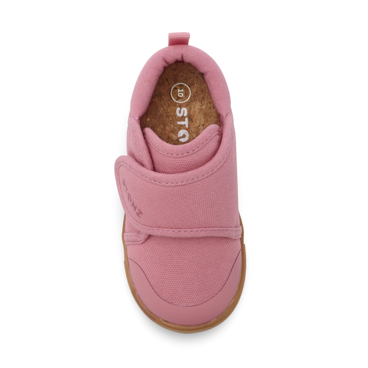 Stonz Cruiser Natural Toddler Shoes - Dusty Rose - Top View