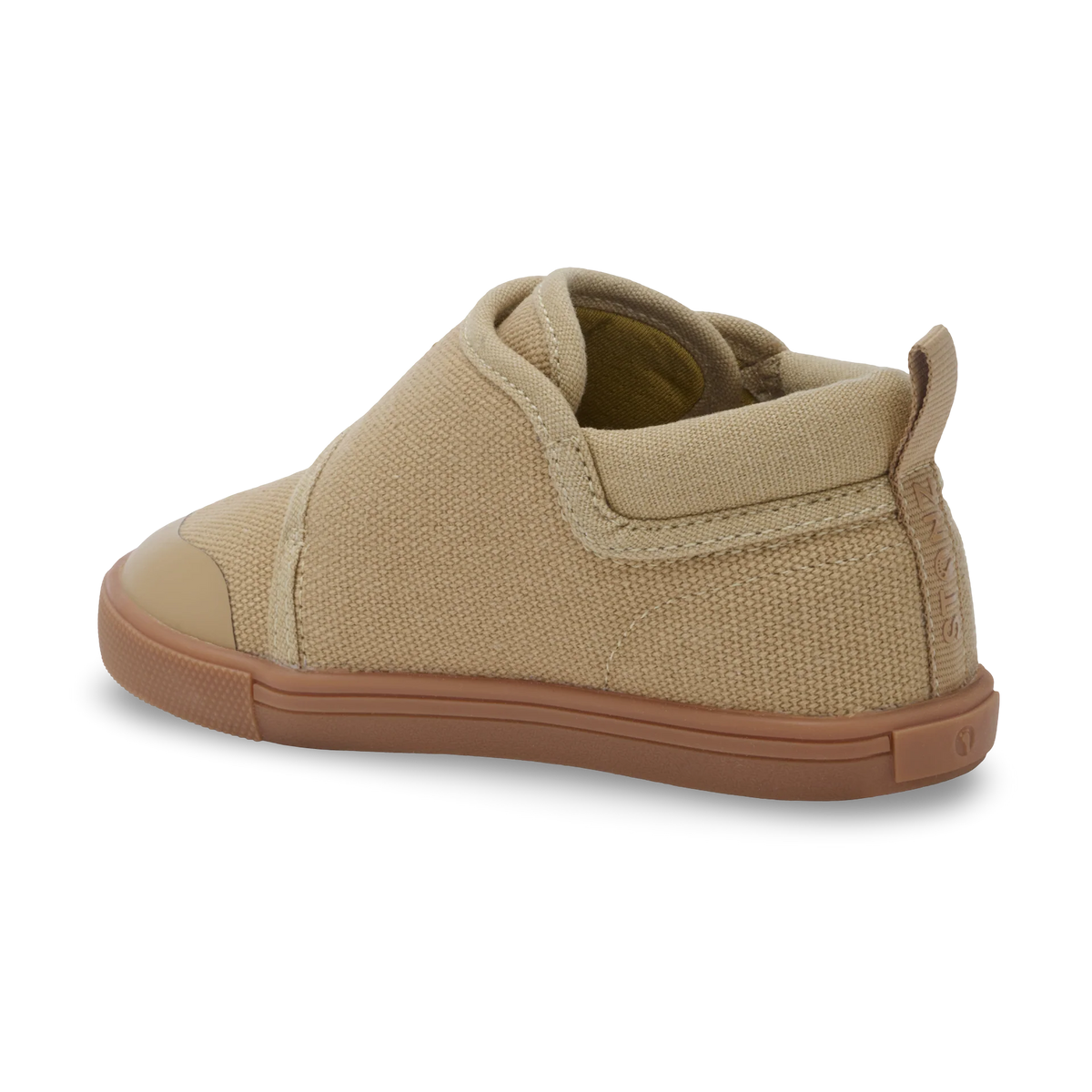 Stonz Cruiser Natural Toddler Shoes - Tan Back Angle View