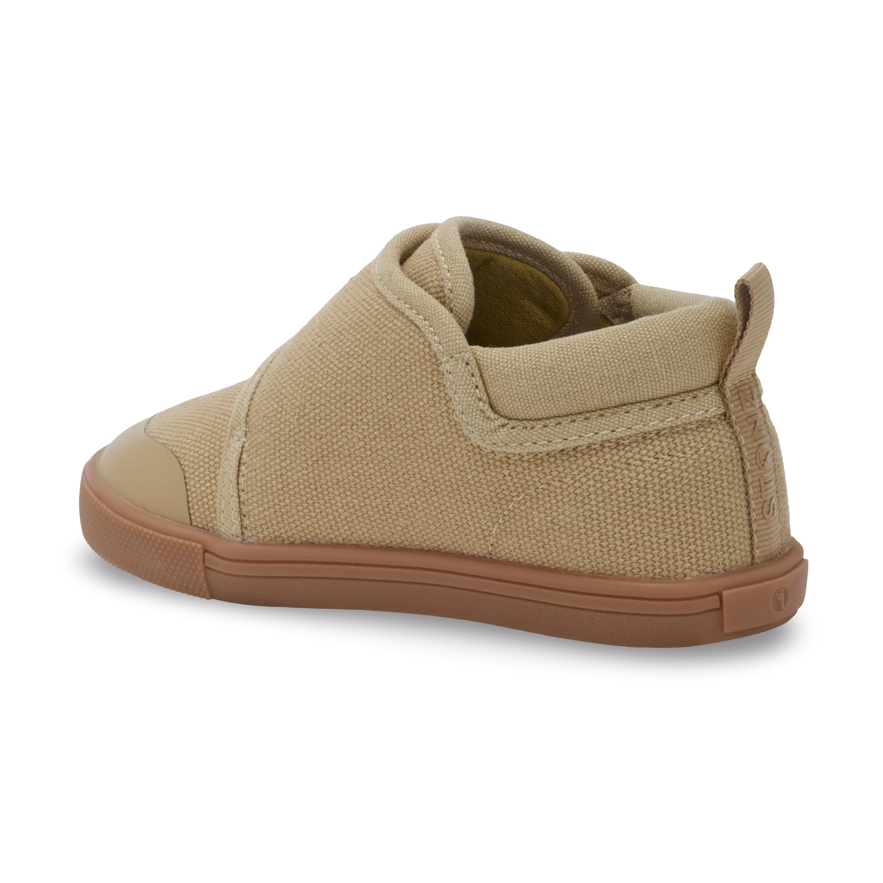 Stonz Cruiser Natural Toddler Shoes - Tan Back Angle View