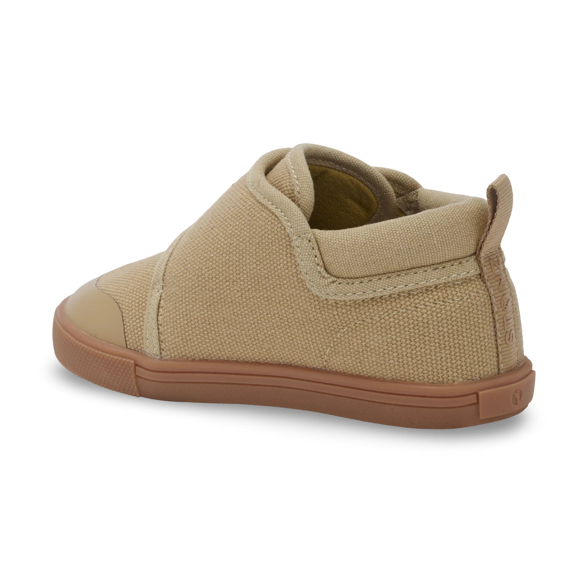 Stonz Cruiser Natural Toddler Shoes - Tan Back Angle View