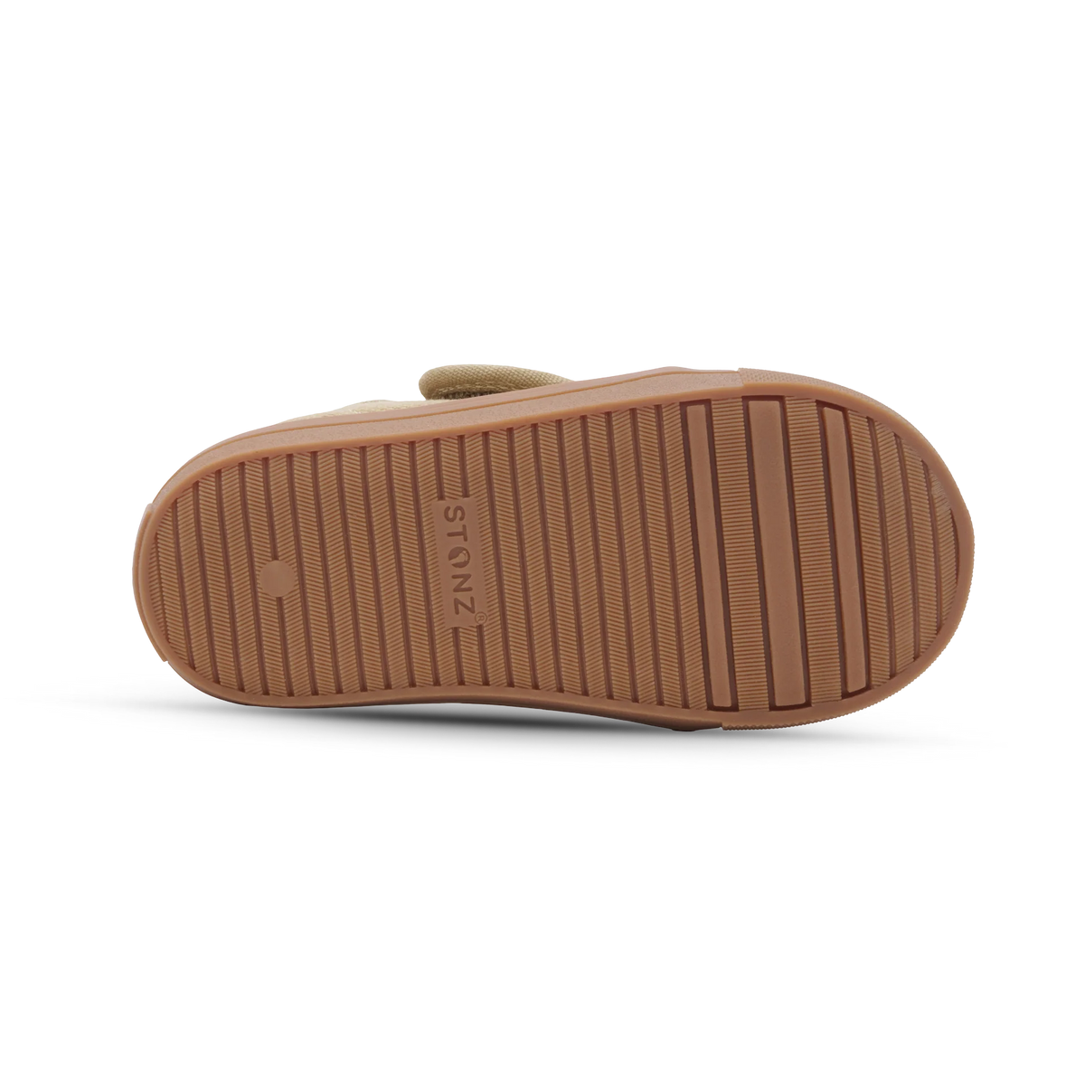 Stonz Cruiser Natural Toddler Shoes - Tan Sole Detail
