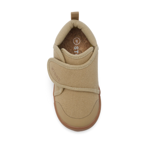 Stonz Cruiser Natural Toddler Shoes - Tan Top View