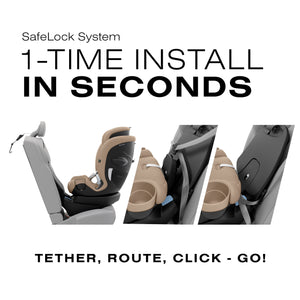 CYBEX Callisto G 360 Rotating All-in-One Convertible Car Seat - SafeLock One-Time Install