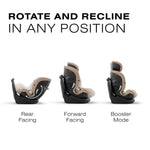 CYBEX Callisto G 360 Rotating All-in-One Convertible Car Seat - Modes