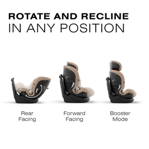 CYBEX Callisto G 360 Rotating All-in-One Convertible Car Seat - Modes