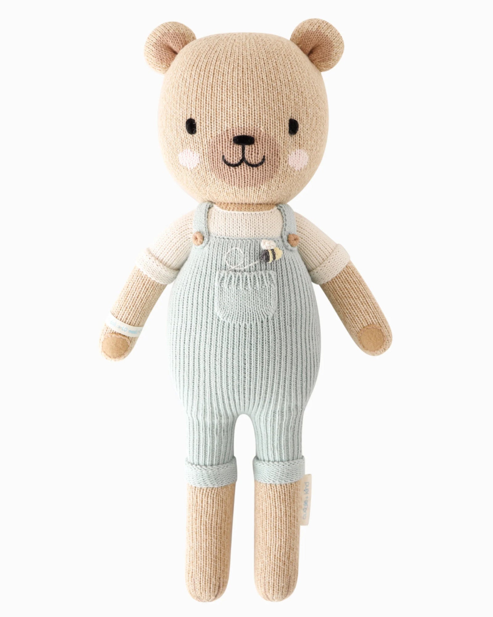 cuddle + kind Hand-Knit Doll - Charlie the Honey Bear