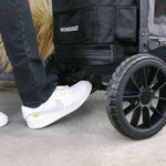WonderFold W2 Luxe PRO Double Stroller Wagon - Jet Black Break