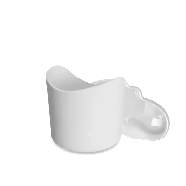 White - Clek Drink-Thingy Cup Holder for Foonf and Fllo