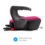 Clek Olli Booster Seat - Railroad (Flame Retardant Free) Belt Positioning Arm Rests