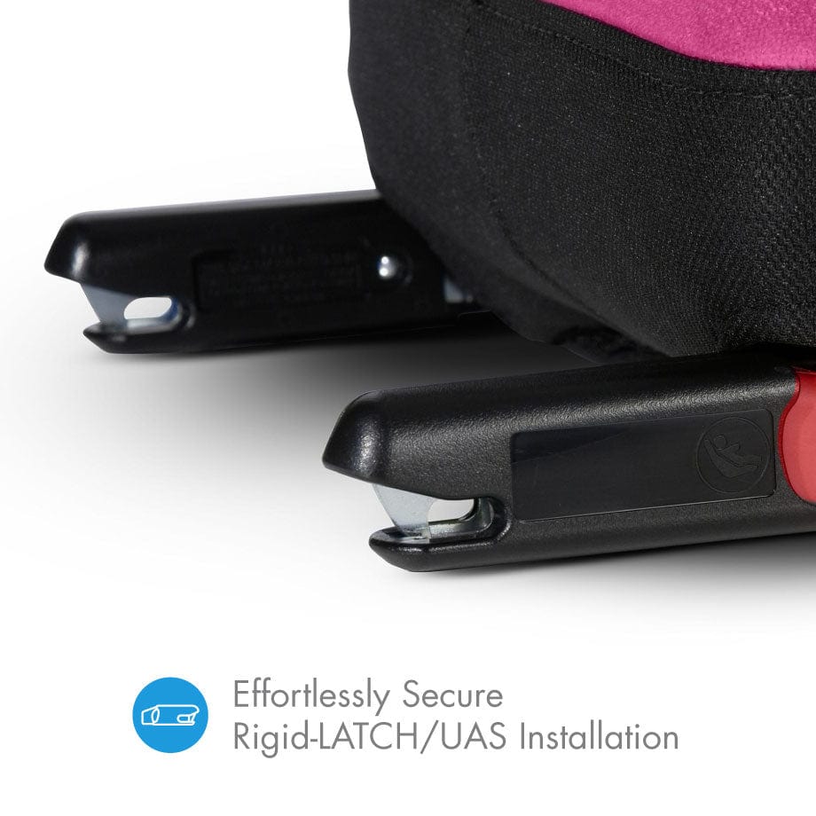 Clek Olli Booster Seat - Railroad (Flame Retardant Free) Rigid-LATCH