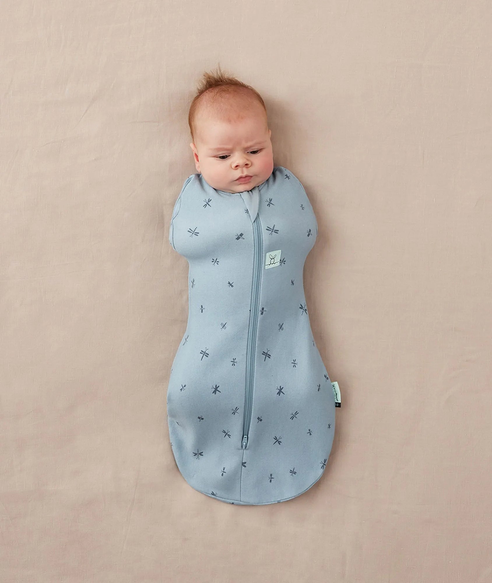ErgoPouch Cocoon Swaddle Bag 1.0 TOG - Dragonflies Arms In