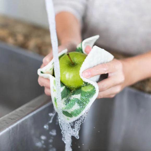 Colibri Canada Reusable Sponge Cloths 4 PK In the Orchard Lifestyle 1