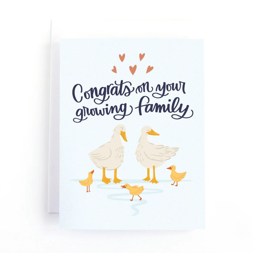 Pedaller Designs Greeting Card - Congrats On Your Growing Family